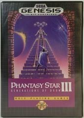 Sega Genesis Phantasy Star III Generations of Doom [Loose Game/System/Item]